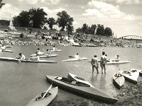Gradsko kupalište na Savi 1941. godine, čamci